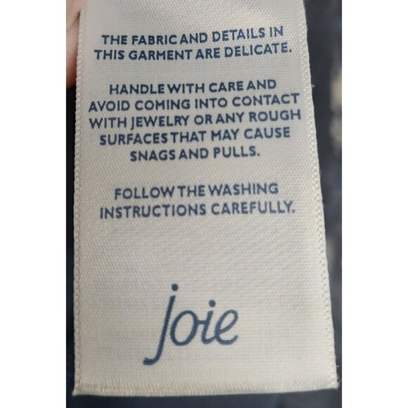 Joie Baltic Floral Print Sleeveless Mini Dress - Blue White - Size Medium NWOT - Picture 10 of 11